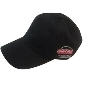 Black Cantina Taco Bell Baseball Cap 100% Cotton